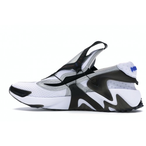 Кроссы Nike Adapt Huarache White Black - мужская сетка размеров