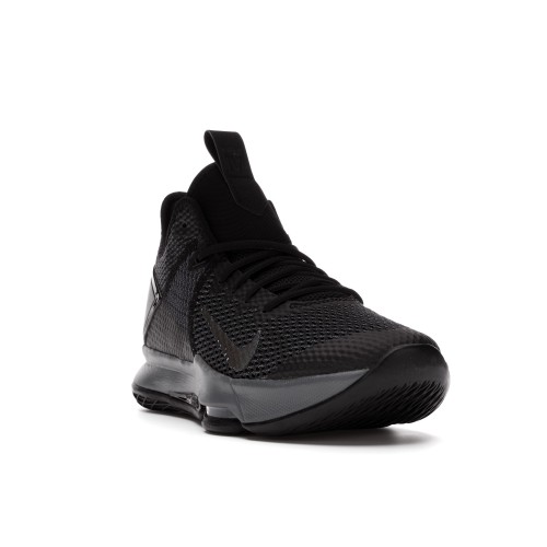 Кроссы Nike LeBron Witness 4 Black/Iron Grey - мужская сетка размеров