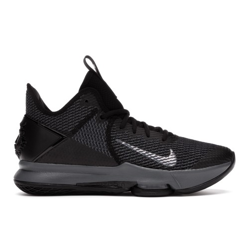 Кроссы Nike LeBron Witness 4 Black/Iron Grey - мужская сетка размеров