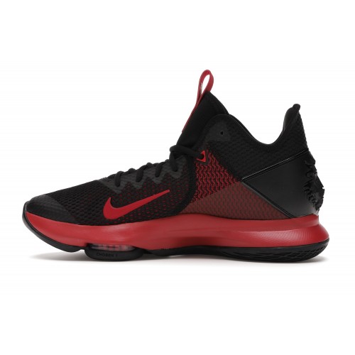 Кроссы LeBron Witness 4 Black Gym Red - мужская сетка размеров