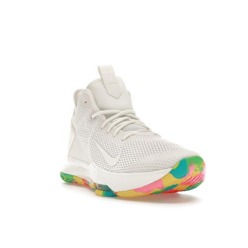 Кроссы Nike LeBron Witness 4 White Multi Camo - мужская сетка размеров