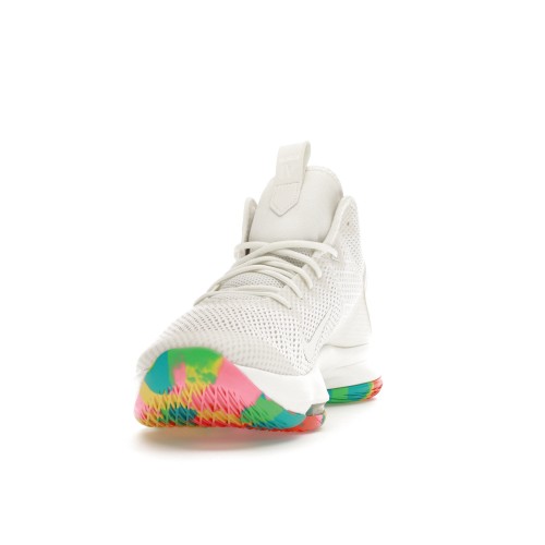Кроссы Nike LeBron Witness 4 White Multi Camo - мужская сетка размеров