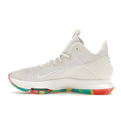 Кроссы Nike LeBron Witness 4 White Multi Camo - мужская сетка размеров