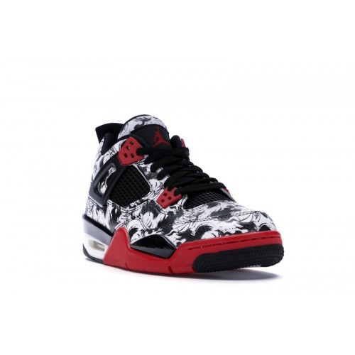 Кроссы Jordan 4 Retro Tattoo (2018) (GS) - подростковая сетка размеров