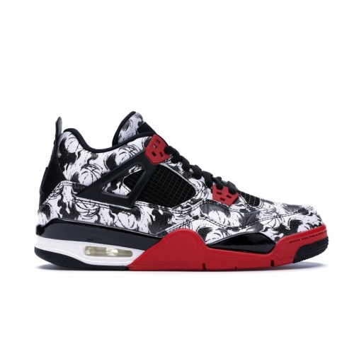 Кроссы Jordan 4 Retro Tattoo (2018) (GS) - подростковая сетка размеров