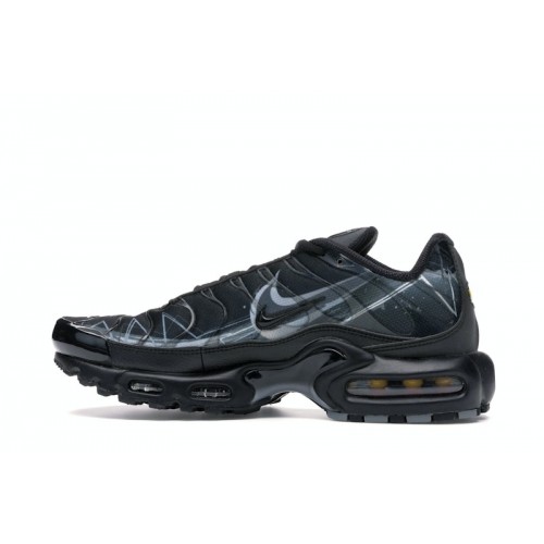 Кроссы Nike Air Max Plus La Requin Black - мужская сетка размеров