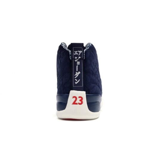 Кроссы Jordan 12 Retro International Flight - мужская сетка размеров