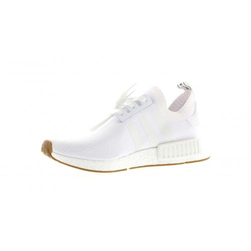 Кроссы adidas NMD R1 Gum Pack White - мужская сетка размеров