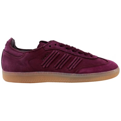 Кроссы adidas Samba W Maroon/Maroon-Burgundy (W) - женская сетка размеров