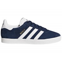 Подростковые adidas Gazelle Collegiate Navy Cloud White (GS)