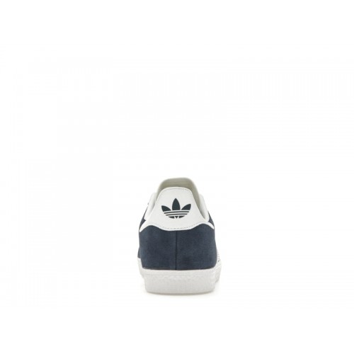 Кроссы adidas Gazelle Collegiate Navy Cloud White (PS) - детская сетка размеров