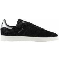 Женские adidas Gazelle Core Black Silver Metallic (W)