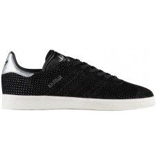 Женские adidas Gazelle Core Black Silver Metallic (W)