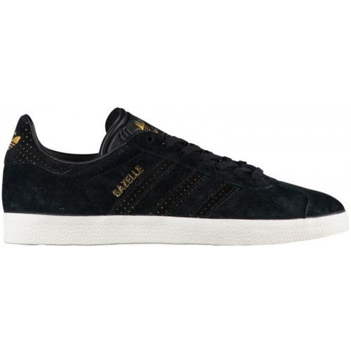 adidas Gazelle Core Black Gold Metallic (W) - женская сетка размеров