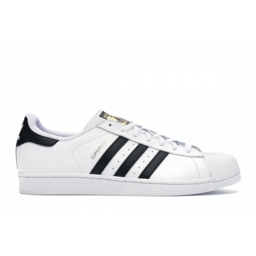 Кроссы adidas Superstar Cloud White Core Black - мужская сетка размеров