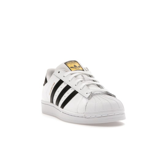 Кроссы adidas Superstar White Black (W) - женская сетка размеров