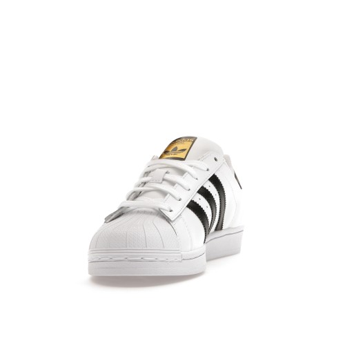 Кроссы adidas Superstar White Black (W) - женская сетка размеров