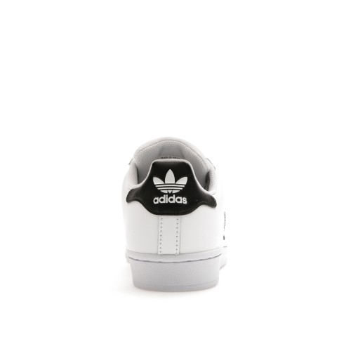 Кроссы adidas Superstar White Black (W) - женская сетка размеров