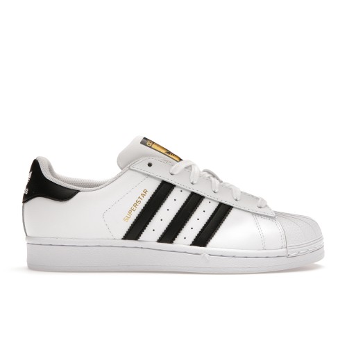 Кроссы adidas Superstar White Black (W) - женская сетка размеров