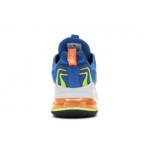 Кроссы Nike Air Max 270 React Eng Soar Total Orange Volt - мужская сетка размеров