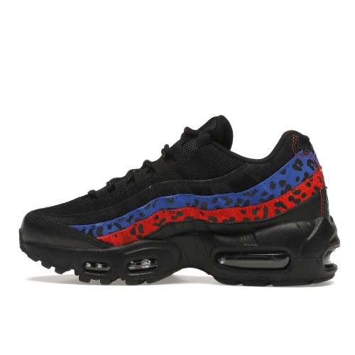 Кроссы Nike Air Max 95 Black Leopard (W) - женская сетка размеров