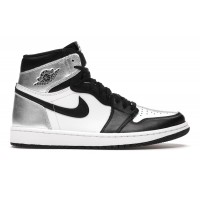 Женские кроссовки Jordan 1 Retro High Silver Toe (W)