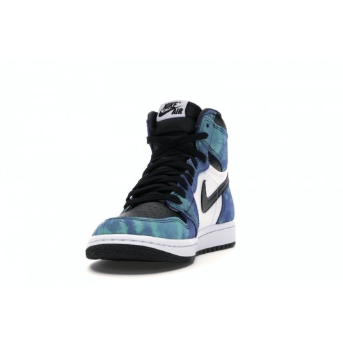 Кроссы Jordan 1 Retro High Tie Dye (W) - женская сетка размеров