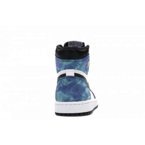 Кроссы Jordan 1 Retro High Tie Dye (W) - женская сетка размеров