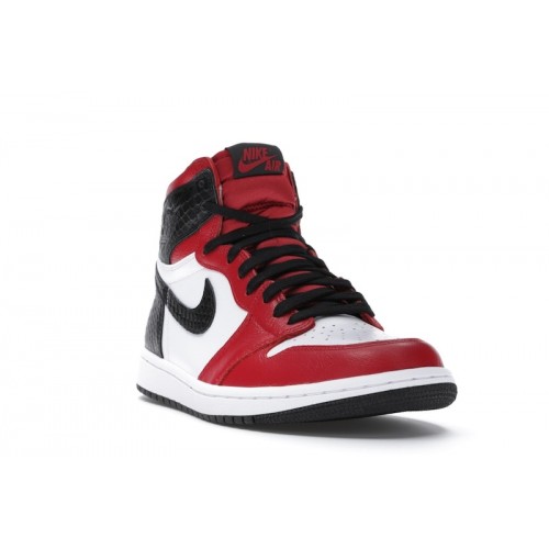 Кроссы Jordan 1 Retro High Satin Snake Chicago (W) - женская сетка размеров