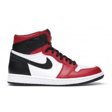 Женские кроссовки Jordan 1 Retro High Satin Snake Chicago (W)