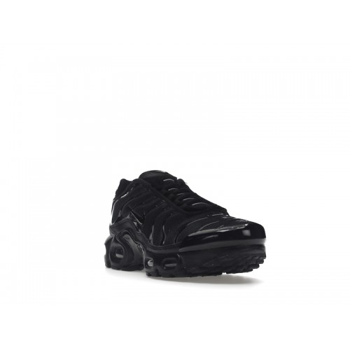 Кроссы Nike Air Max Plus Triple Black (GS) - подростковая сетка размеров