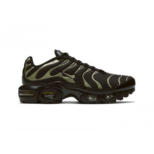 Кроссы Nike Air Max Plus Black Gold (GS) - подростковая сетка размеров
