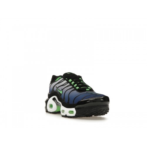 Кроссы Nike Air Max Plus Icons Deep Royal Scream Green (GS) - подростковая сетка размеров