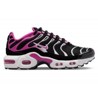 Подростковые Nike Air Max Plus Black White Laser Fuchsia (GS)