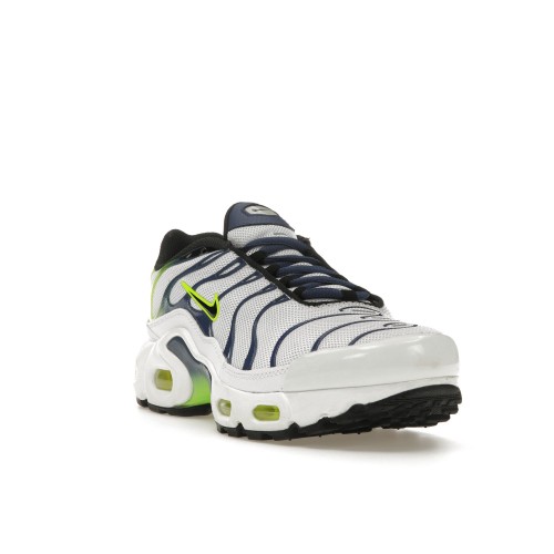 Кроссы Nike Air Max Plus White Forest Green (GS) - подростковая сетка размеров