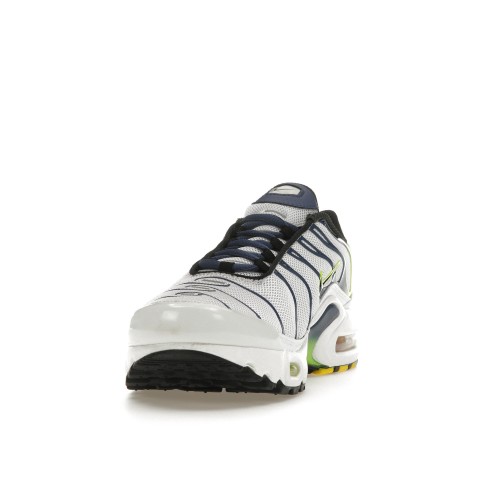 Кроссы Nike Air Max Plus White Forest Green (GS) - подростковая сетка размеров