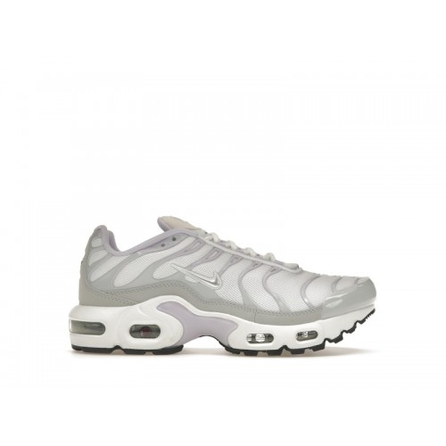 Кроссы Nike Air Max Plus White Light Violet (GS) - подростковая сетка размеров