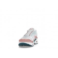 Подростковые Nike Air Max Plus White Red Stardust Jade Ice Siren Red (GS)