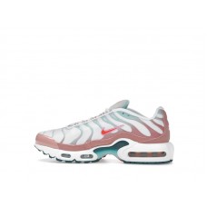 Подростковые Nike Air Max Plus White Red Stardust Jade Ice Siren Red (GS)
