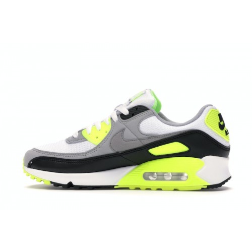 Кроссы Nike Air Max 90 OG Volt (2020) - мужская сетка размеров