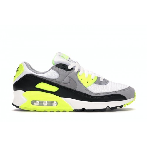 Кроссы Nike Air Max 90 OG Volt (2020) - мужская сетка размеров