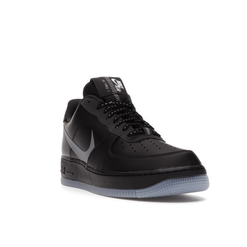 Кроссы Nike Air Force 1 Low 07 LV8 Black Anthracite - мужская сетка размеров