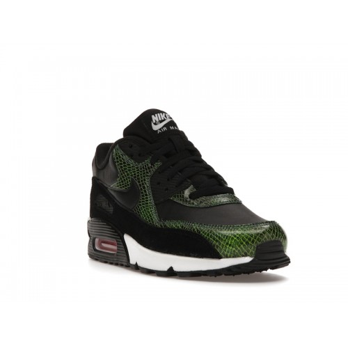 Кроссы Nike Air Max 90 Green Python - мужская сетка размеров