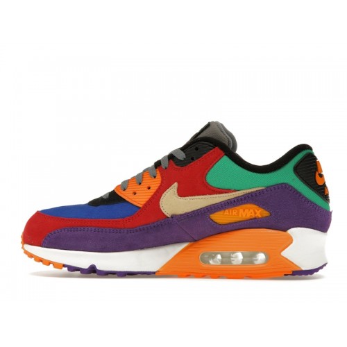 Кроссы Nike Air Max 90 Viotech OG - мужская сетка размеров