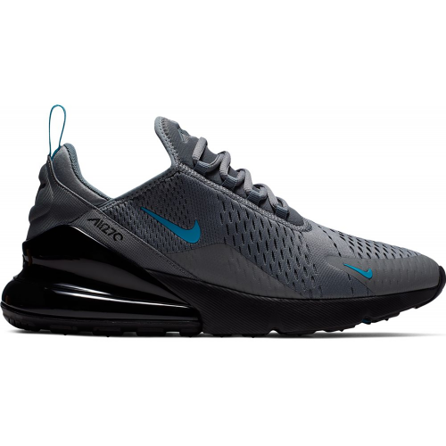 Кроссы Nike Air Max 270 Cool Grey Blue Fury - мужская сетка размеров