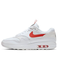 Nike Air Max 1 Tongue Tab White Team Orange