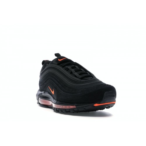 Кроссы Nike Air Max 97 Black Hyper Crimson - мужская сетка размеров