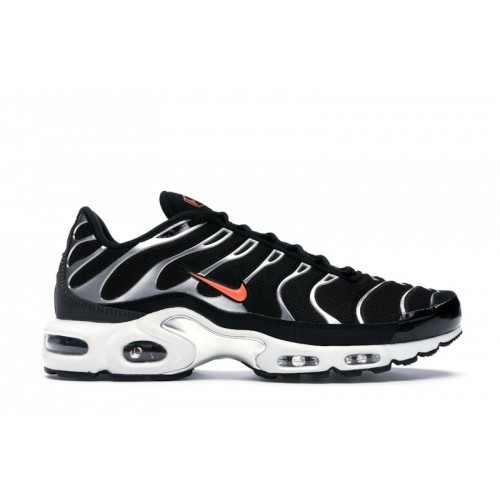 Кроссы Nike Air Max Plus Black Dark Grey Hyper Crimson - мужская сетка размеров