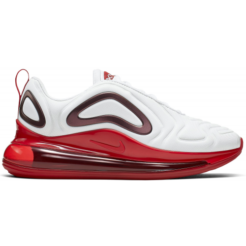 Кроссы Nike Air Max 720 White Hyper Crimson (W) - женская сетка размеров