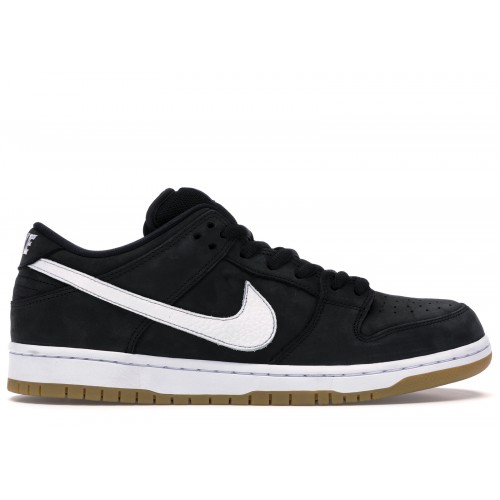 Кроссы Nike SB Dunk Low Orange Label Black White Gum (2019) - мужская сетка размеров